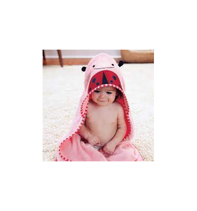 ZOO HOODED TOWEL LADYBUG 8