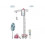 WALLSTICKER MEAS. 0-130CM VILLAGE BOY 5