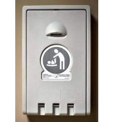OPKLAPBARE WANDCOMMODE VERTICAAL 21
