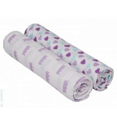 SWADDLE & BURB BLANKET 3PCS LITTLE KING&