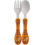 ORANGE / GREEN 5 CUTLERY STAINLESS
