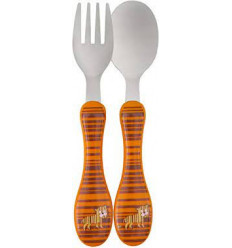 ORANGE / GREEN 5 CUTLERY STAINLESS