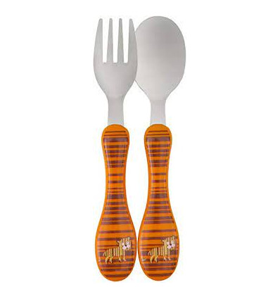 ORANGE / GREEN 5 CUTLERY STAINLESS