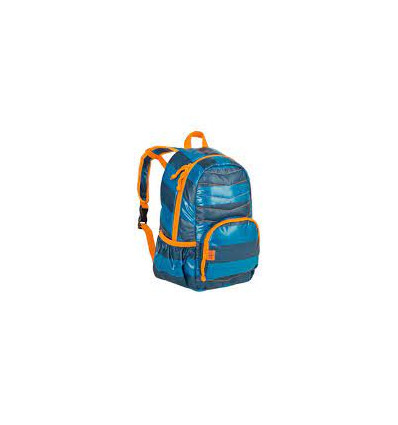 MINI BACKPACK QUILTED STRIPED PETROL 6
