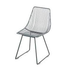 I-SIT METAL CHAIR L DARK GREY 62