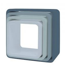 STORAGE UNITS SQUARE 4 PCS BLUE 62