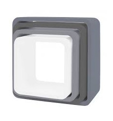 STORAGE UNITS SQUARE 4 PCS GREY 62