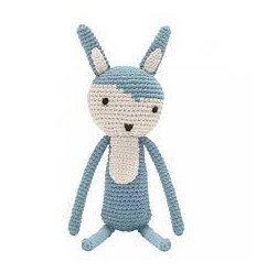 CROCHET ANIMAL RABBIT BLUE 62