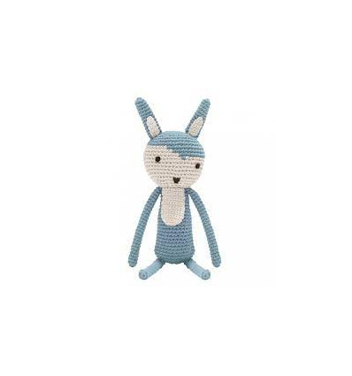 CROCHET ANIMAL RABBIT BLUE 62