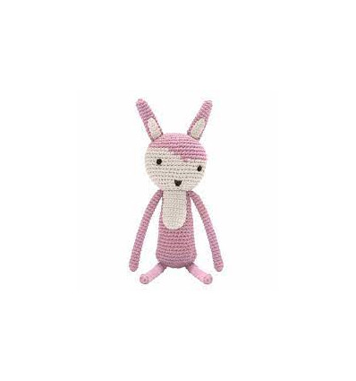 CROCHET ANIMAL RABBIT ROSE 62