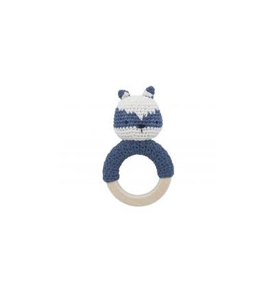 CROCHET RATTLE BLUE TOWTRUCK 62
