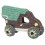 CROCHET RATTLE TRUCK GREEN 62