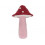 CROCHET RATTLE MUSHROOM RED 62