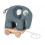CROCHET PULL-ALONG TOY ELEPHANT BLUE 62
