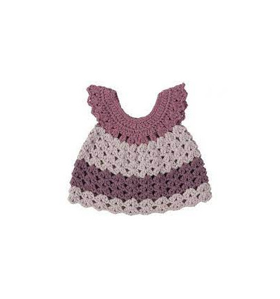 DOLL CLOTHES DRESS STRIBED 62