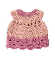 DOLL CLOTHES DRESS PASTEL PINK 62