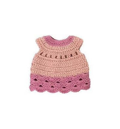 DOLL CLOTHES DRESS PASTEL PINK 62
