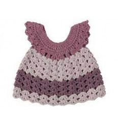 DOLL CLOTHES DRESS PASTEL LILAC 62