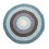 CROCHET FLOOR MAT PASTEL BLUE 62