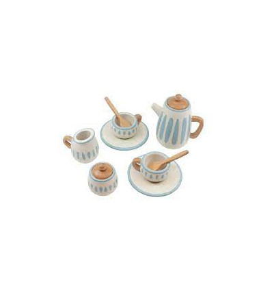 DOLLS TEA SET PASTEL ROSE 62