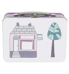 LUNCH BOX METAL VILLAGE GIRL 7