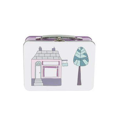 LUNCH BOX METAL VILLAGE GIRL 62