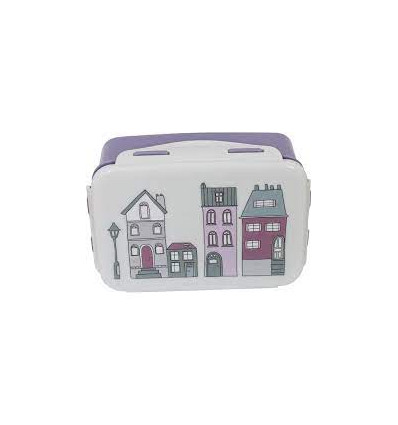 LUNCH BOX PLASTIC VILLAGE GIRL 62