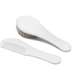 BROSSE/PEIGNE UNI BLANC 25