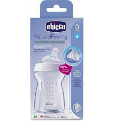 BIBERON NAT FEELING 250ML TETINE FLUX VA