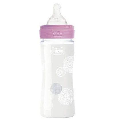 FLES OP REIS 240ML SNEL DEBIET ROOS 4M+
