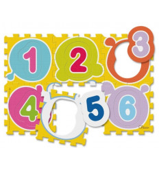 TAPIS PUZZLE CHIFFRES 6