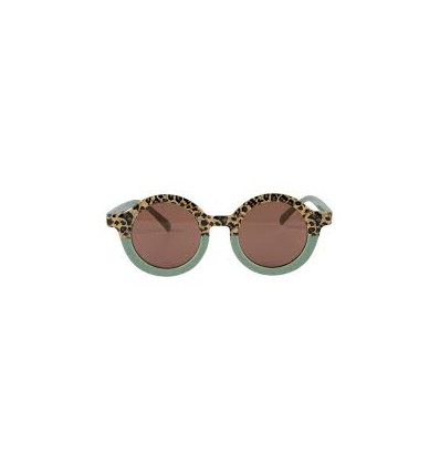 ZONNEBRIL LEOPARD GREEN