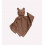 CUDDLE CLOTH TEDDY NUT 221