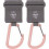 CAS STROL HOOKS+CARABIN 2P GREY 25