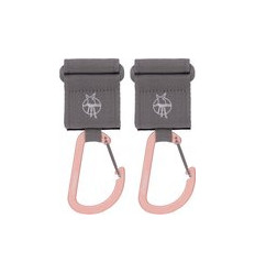 CAS STROL HOOKS+CARABIN 2P GREY 25