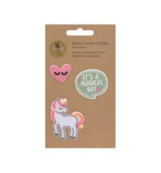 TEXTILE WOVEN STICK STICK ON UNICORN 25