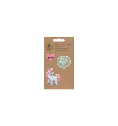 TEXTILE WOVEN STICK STICK ON UNICORN 25