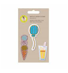 TEXTILE WOVEN STICKER STICK ON SUNNY 25