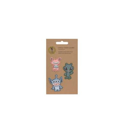 TEXTILE WOVEN STICK STICK ON MONSTER 25