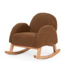 CHAISE BASCULE ENFANT TEDDY BRUN NAT 25