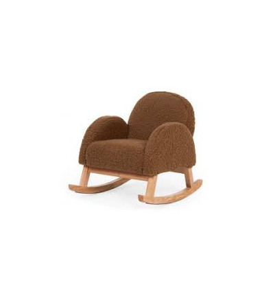 CHAISE BASCULE ENFANT TEDDY BRUN NAT 25
