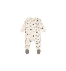 PYJ W FEET GOT CIRCL OFFWHITE 3-6M 24
