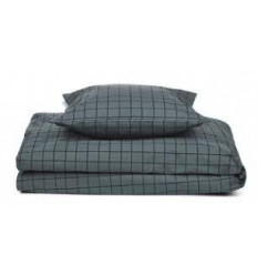 CARL ADULT BEDDING PRINT CHECK/BLUE 21