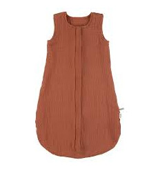 MUSLIN SLEEPING BAG 87CM BLISS RUST 232