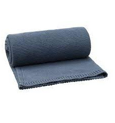 KNITT BLANKET 80X100CM UNI INK BLUE 25