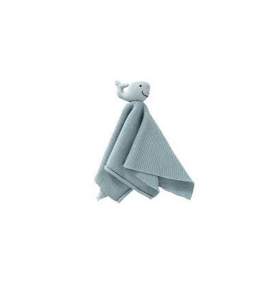 CUDDLE CLOTH WHALE BLUE 25