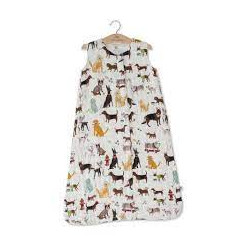 COTTON MUSLIN SLEEP BAG M WOOF 22