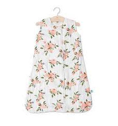 MUSLIN SLEEP BAG L WATERCOLOR ROSES 22