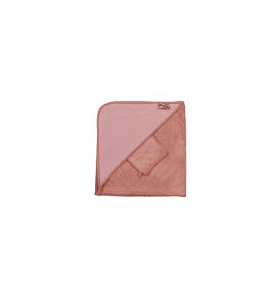 SORTIE DE BAIN +GANT BLUSH SQUARE 25