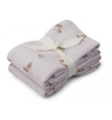 LEWIS MUSLIN CLOTH 2P SEASIDE LAVENDR 21